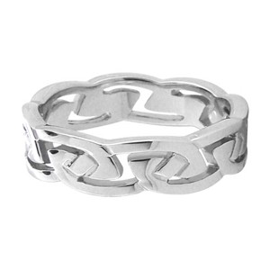 Stainless Steel Narrow Celtic Band
